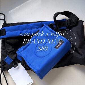 Telfar Blue and Black Crossbody Bag